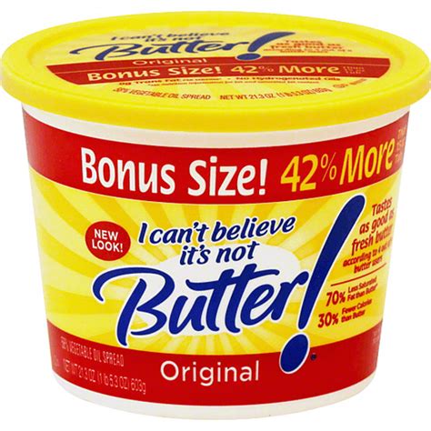 I Can't Believe It's Not Butter! Original | Margarine & Butter ...