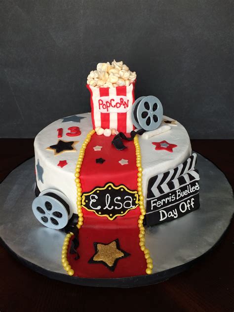 Movie Theatre Birthday Cake Movie Theme Cake, Movie Themes, Movie Party ...