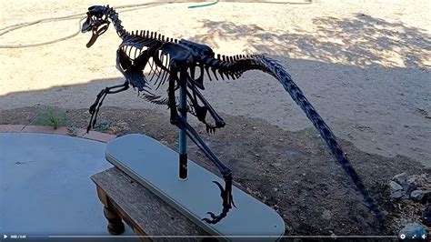 3D printer Full size Velociraptor skeleton Part05/05 • made with ...