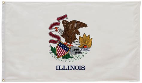 Illinois State Flag 6' x 10' | Illinois Flag | State of Illinois Flag