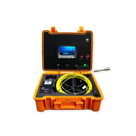 FORBEST Portable 130 ft. Color LED Sewer/Drain/Pipe Inspection Camera w/Built in 512HZ Sonde ...