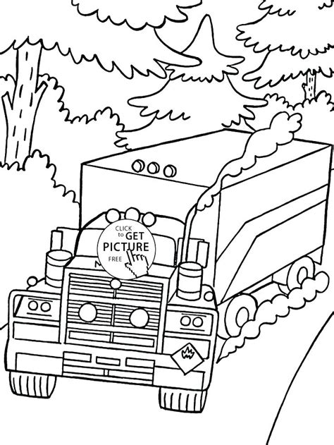 Big Rig Coloring Pages at GetColorings.com | Free printable colorings pages to print and color