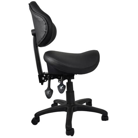 Ergonomic Saddle Stool with Adjustable Backrest | SitHealthier – Sit Healthier
