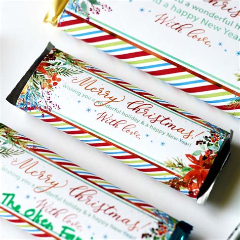 Christmas Chocolate Candy Bar Wrapper – Ministering Printables