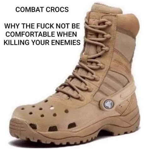 Combat Crocs, Why not be comfortable : r/britisharmy