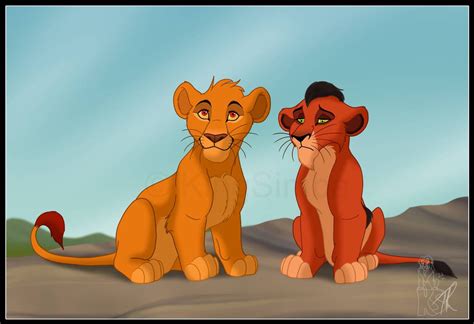 Lion King Mufasa And Scar As Cubs