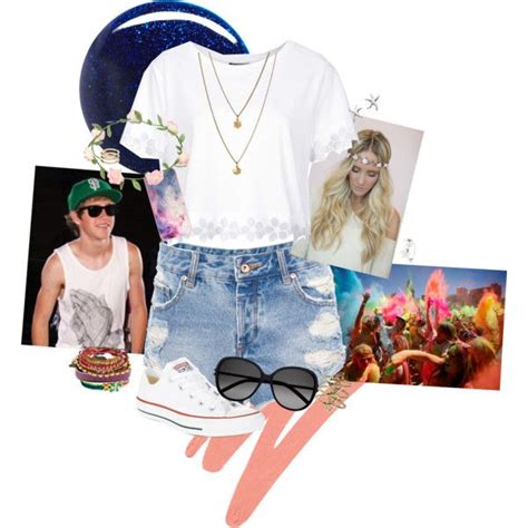 Holi Festival... Festival Outfits, Festival Fashion, Holi, Bohemian, Streetwear Brands, Polyvore ...