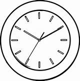 Coloring Pages Clock Colouring Color Kids Printable Getcolorings  sketch template