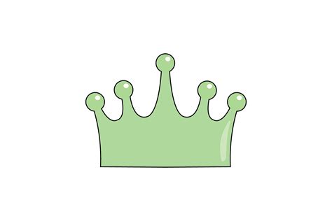 Green Crown Graphic by Maheswara Studio · Creative Fabrica