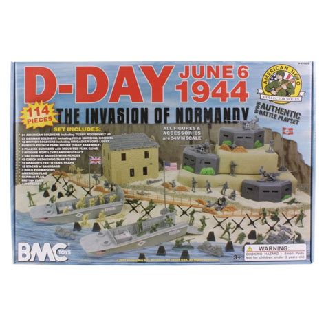 BMC Toys WWII D-DAY Invasion Of Normandy Playset