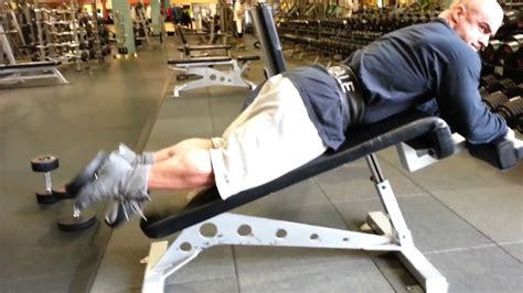 Dumbbell Hamstring Curl - YouTube