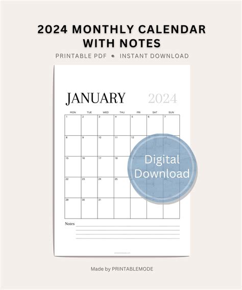 Leap Year 2024 Calendar PDF Printable, Schedule Events, Vacations ...