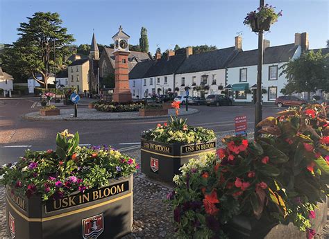 Amberol planters help Usk in Bloom showcase the town