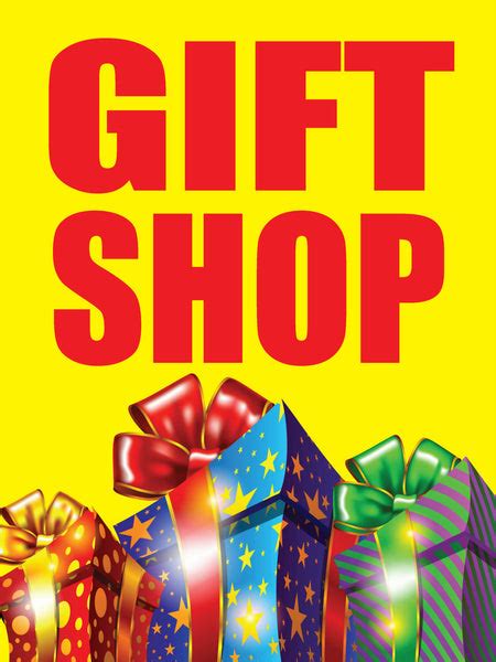 Gift Shop 18"x24" Business Store Retail Signs - 2000signs.com