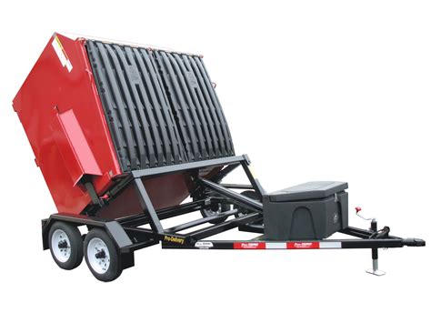 Pro-Delivery Front Load Dumpster Trailers - Pro-Tainer