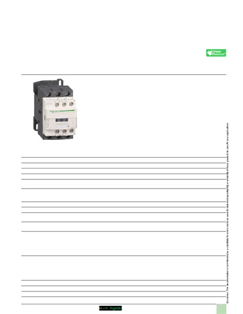 LC1D09M7 datasheet(1/5 Pages) SCHNEIDER | TeSys D IEC contactor, 9 A, 3 P, 5 HP at 480 VAC ...