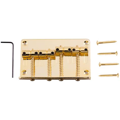 Gold Bass Guitar Bridge for Precision Style and Jazz Bass Guitars ...