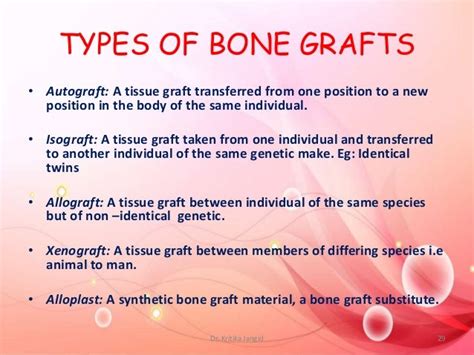 Autogenous bone grafting