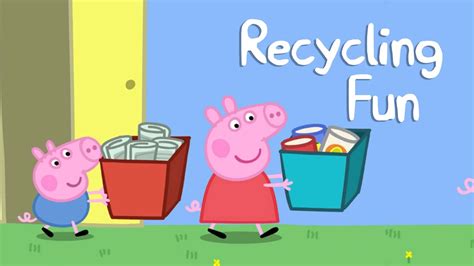 Peppa Pig Story - Recycling Fun - YouTube