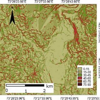 Slope gradient map of Muzaffarabad with 15 degrees interval | Download Scientific Diagram