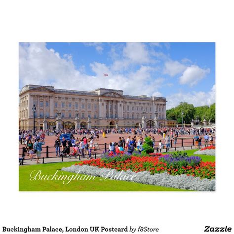 Buckingham Palace, London UK Postcard | Zazzle.co.uk | Buckingham ...