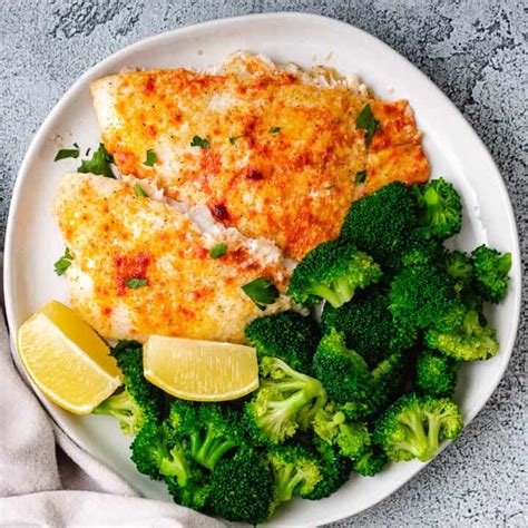 Baked Flounder Recipe With Lemon Garlic Butter