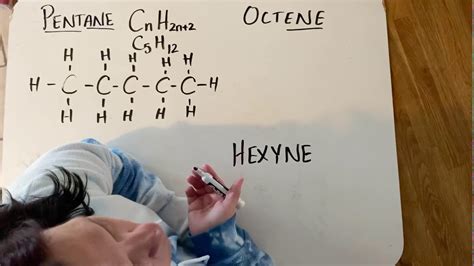 Drawing octene & hexyne - YouTube