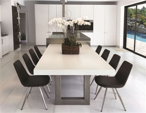 White kitchen Zen Concrete Dining Table by Trueform Concrete | Дизайн веранды, Кухонные столы ...