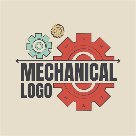 gradient mechanical engineering logo template 18975673 Vector Art at Vecteezy