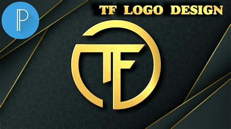 TF Professional logo Design full tutorial | pixellab logo making logo👌 ...