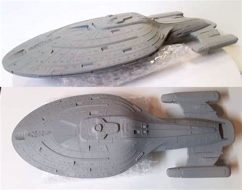 Polar Lights Reveals New 1:1000-Scale USS VOYAGER Model Kit, Plus: 1:1000-Scale USS EXCELSIOR ...