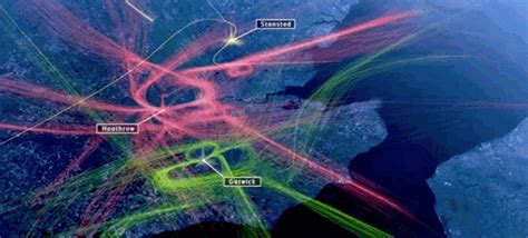 Show My Options: Get Hypnotized By This Animation Of London's Daily Air Traffic