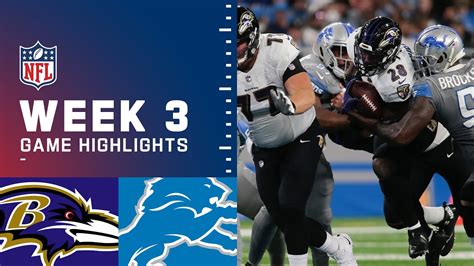 Ravens vs. Lions Week 3 Highlights | NFL 2021 - YouTube