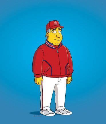 Mike Scioscia on The Simpsons Softball Team, Baseball Players, Major ...