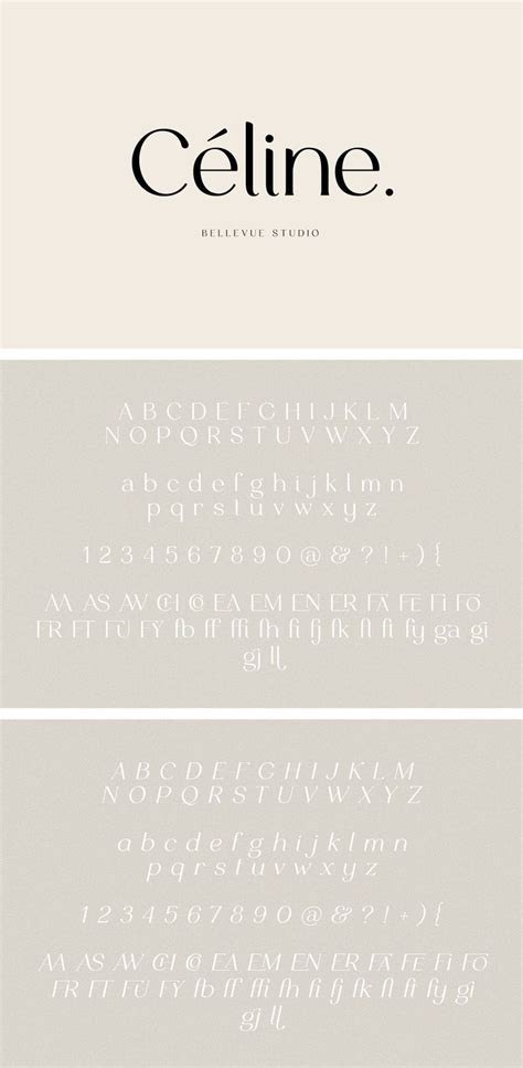 Celine - Delicate Playful Serif | Logo fonts free, Elegant font, Logo fonts