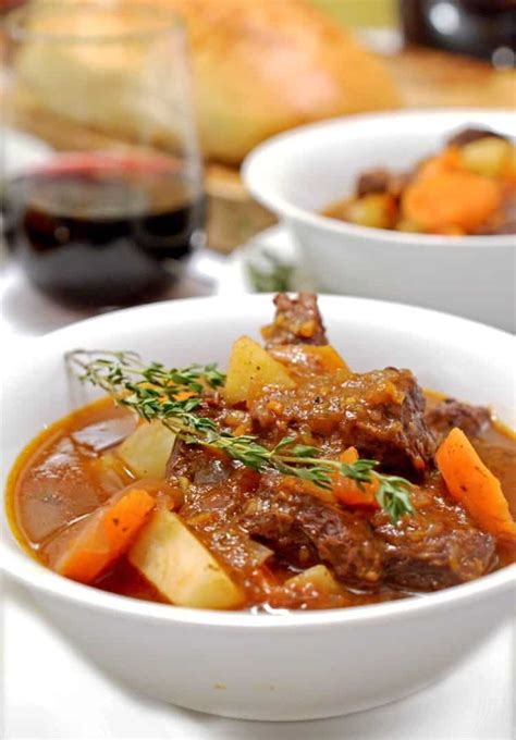 Braised Beef Stew with Potatoes and Carrots - Platter Talk