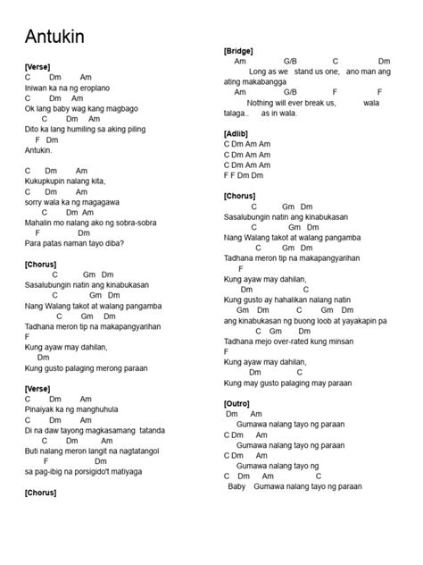 Antukin Chords | PDF