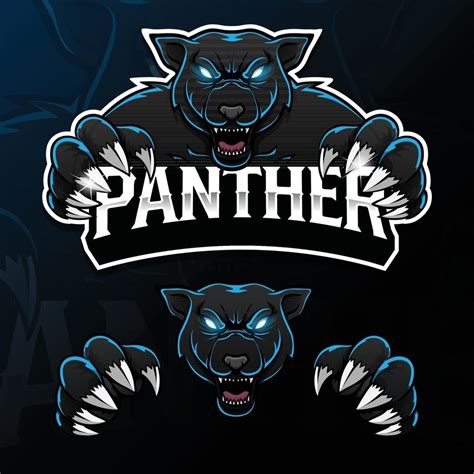 enojado animal salvaje pantera esport logo ilustración 2419890 Vector en Vecteezy