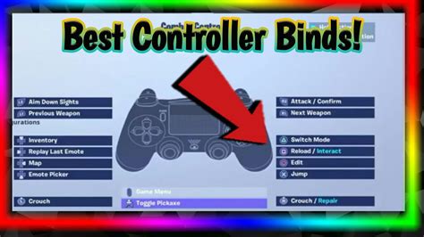 Best Fortnite Controller Binds! How To Edit Like A PC Pro! - YouTube