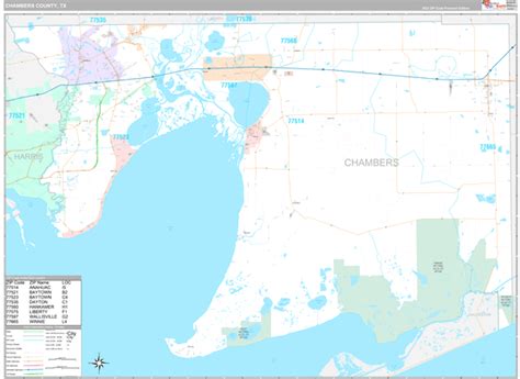 Chambers County, TX Maps