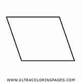 Parallelogram Coloring Pages For Kids  Free sketch template