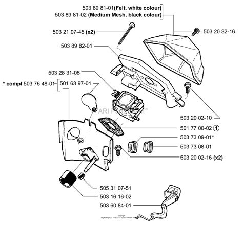 Husqvarna 55 Rancher EPA (2004-01) Parts Diagram for Air Filter ...