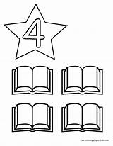 Counting Number color page  Coloring pages For Kids Educational sketch template