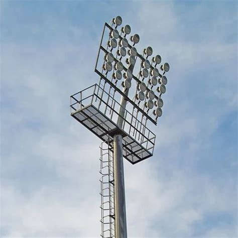 Mild Steel High Mast Lighting Pole, Rs 75000 /piece Shri Kanakka Durga Poles | ID: 13696841373