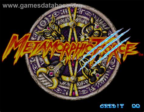 Metamorphic Force - Arcade - Artwork - Title Screen