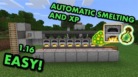 Easy 1.19 Super Smelter & XP Tutorial in Minecraft Bedrock - YouTube