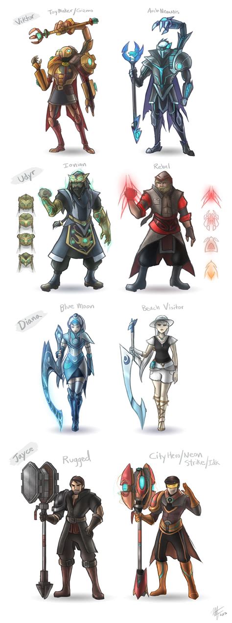 cool skin ideas! | Lol league of legends, League of heroes, Character ...