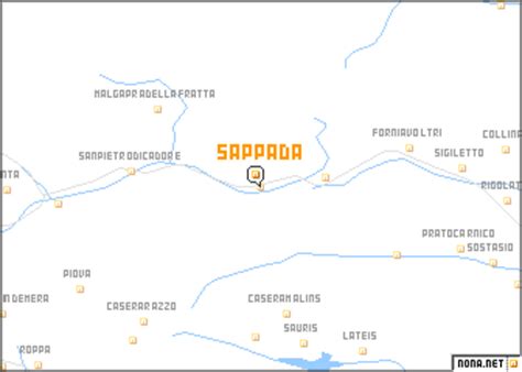 Sappada (Italy) map - nona.net