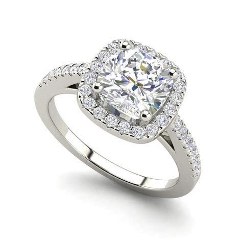 5 Carat Cushion Cut Diamond Engagement Ring | Ara Diamonds