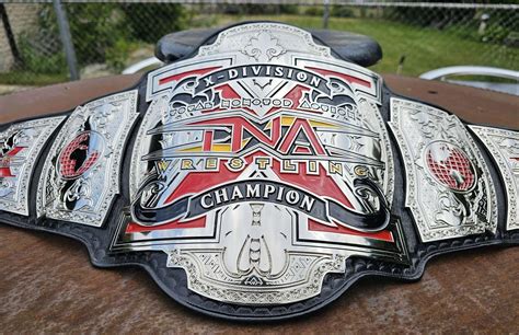 The new TNA X-Division championship belt : r/SquaredCircle